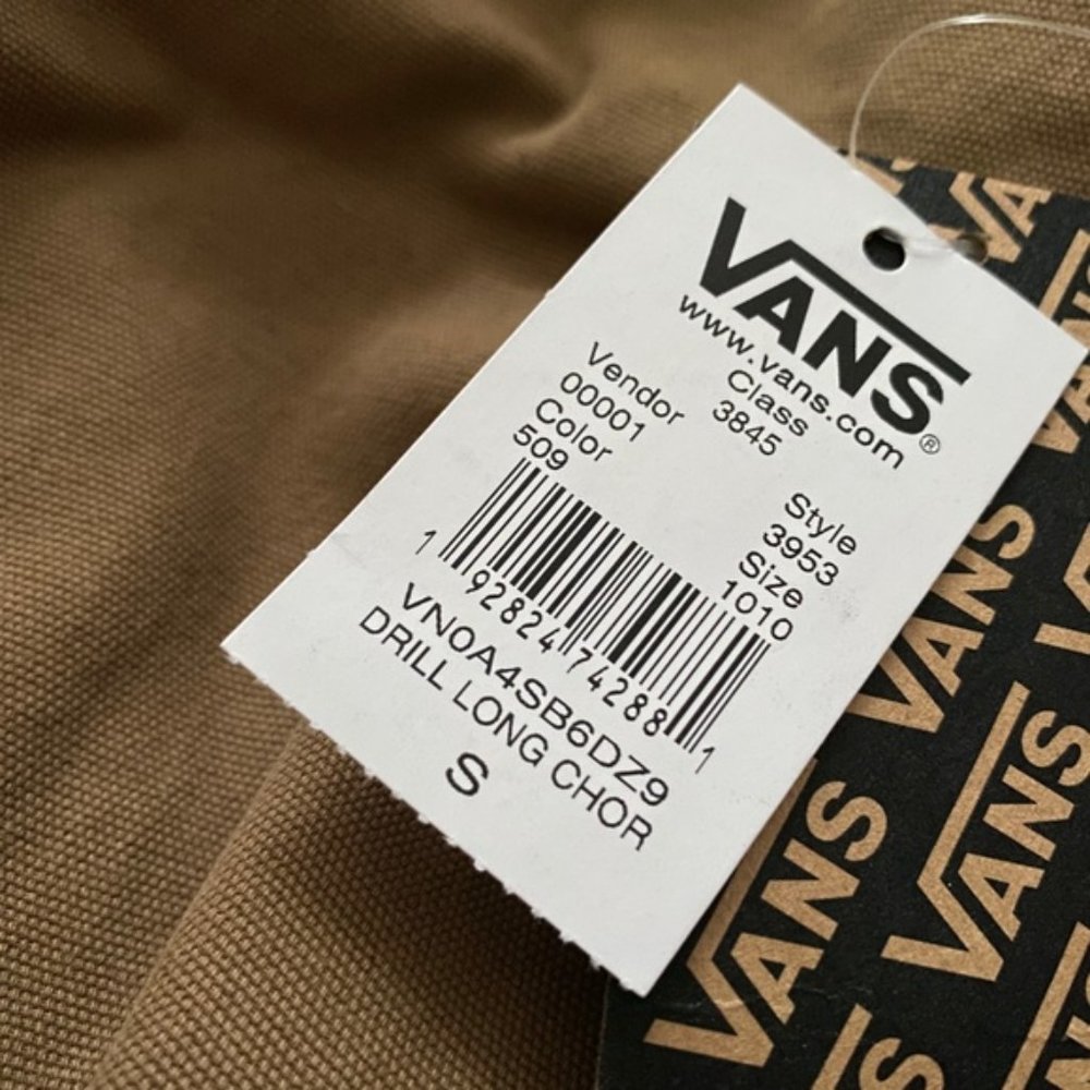VANS Women's Size VN0A4SB6DZ9 Drill Long Chore Brown Jacket Cotton Contemporary - Picture 4 of 6